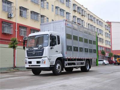 東風天錦單橋豬苗恒溫車 鋁合金畜禽運輸?shù)膶I(yè)解決方案